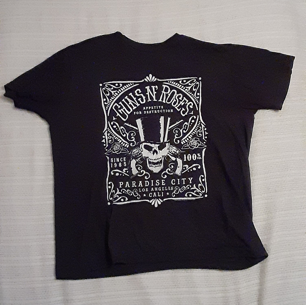 Guns and roses band T-shirts